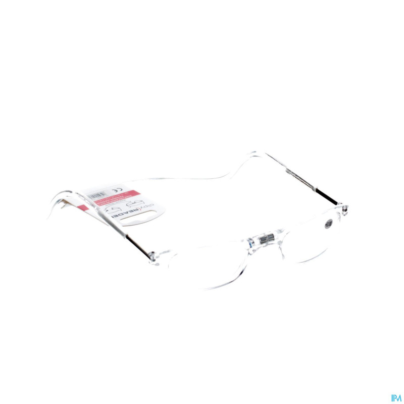 Clipyreader lunettes +3.00 transparent