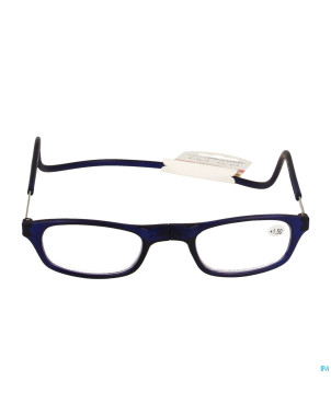 Clipyreader lunettes +1.50 bleu