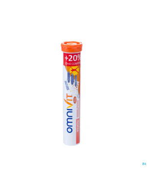 Omnivit vitality adult orange tabl efferv. 20+4