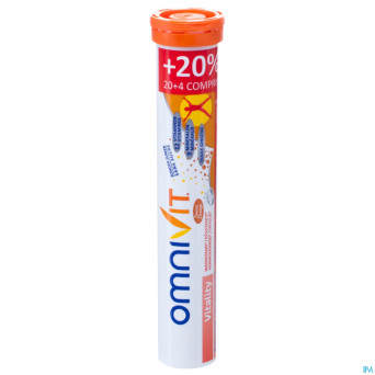 Omnivit vitality adult orange tabl efferv. 20+4