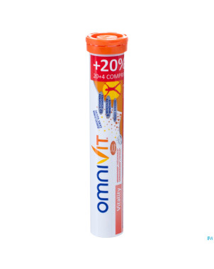 Omnivit vitality adult orange tabl efferv. 20+4