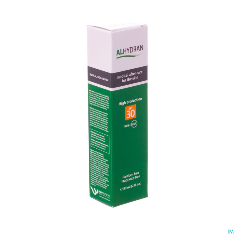 Alhydran sun protect creme ip30    59ml