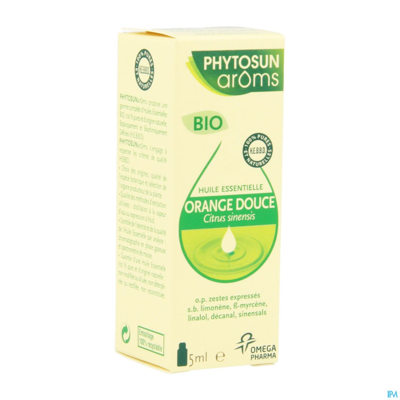Phytosun orange douce fr-bio-01 be2 5ml