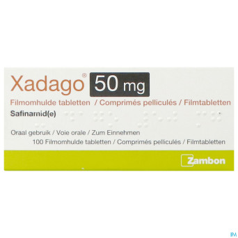 Xadago  50mg comp pell 100 x  50mg