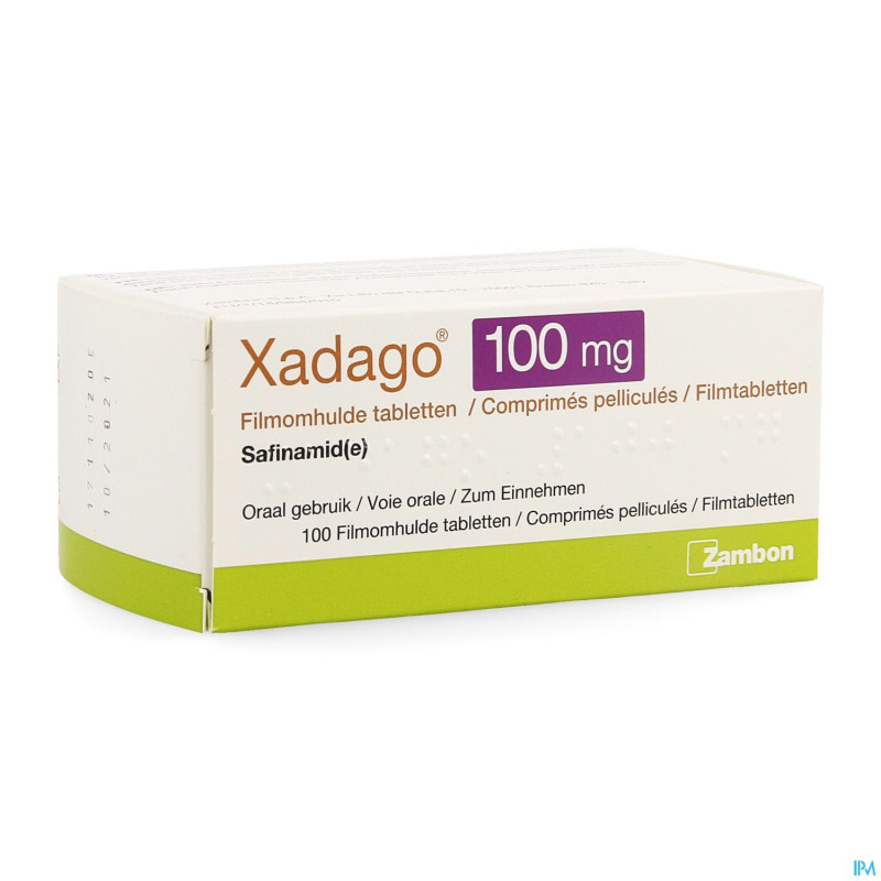 Xadago 100mg comp pell 100 x 100mg