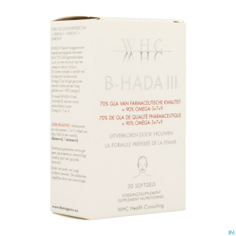 B-hada iii    softgels  30
