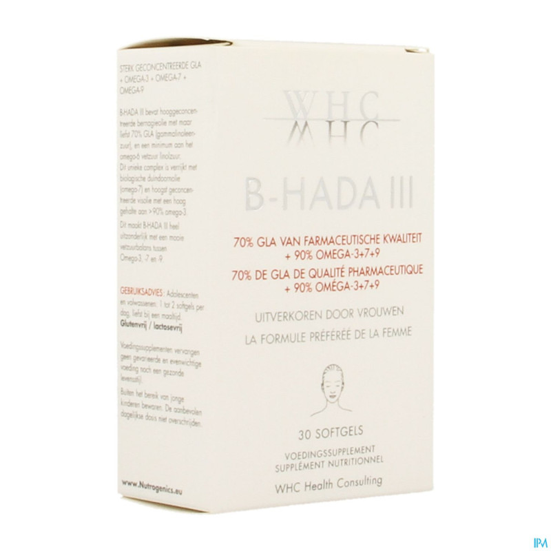 B-hada iii    softgels  30