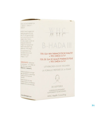 B-hada iii    softgels  30
