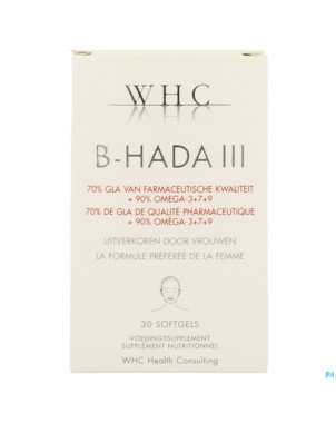 B-hada iii    softgels  30