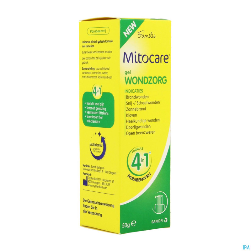 Mitocare gel blessure 50g