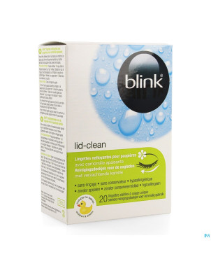 Blink lid-clean    tissues 20