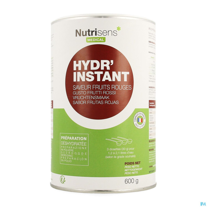 Hydr'instant fruits rouges    600g