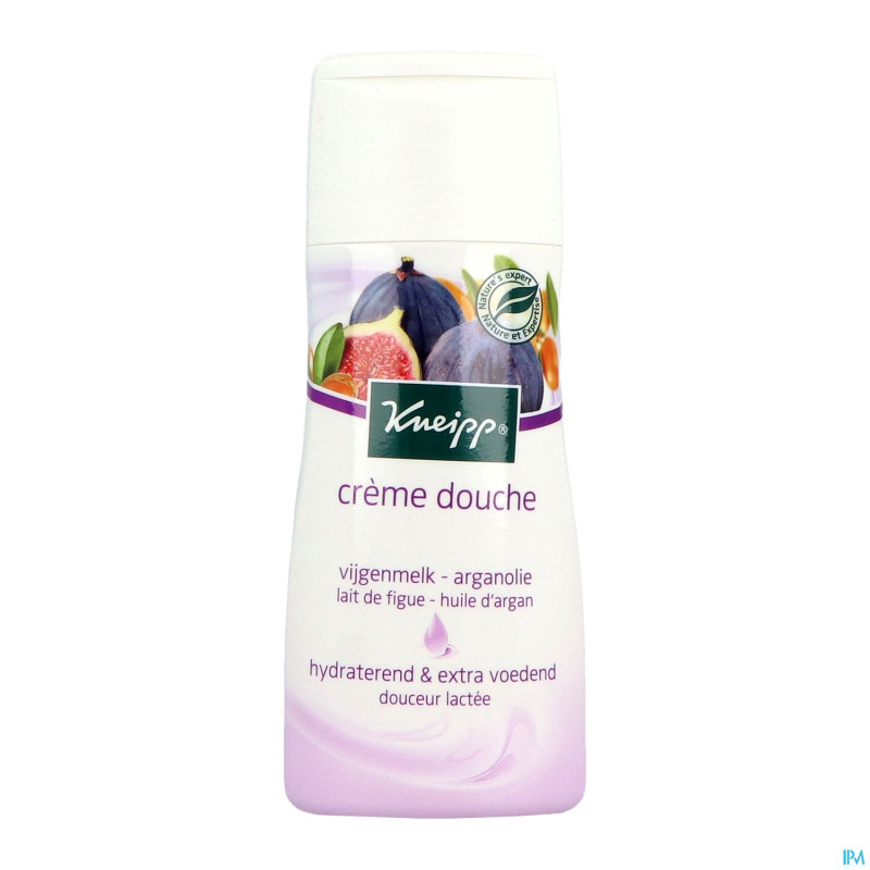 Kneipp creme douche lait figue huile argan   200ml