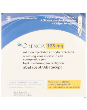 Orencia 125mg/ml sol inj stylo prerempli 4