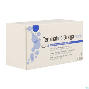 Terbinafine biorga comp 98 x 250 mg