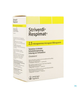 Striverdi respimat 2,5mcg inhaler 1+1 cartouche