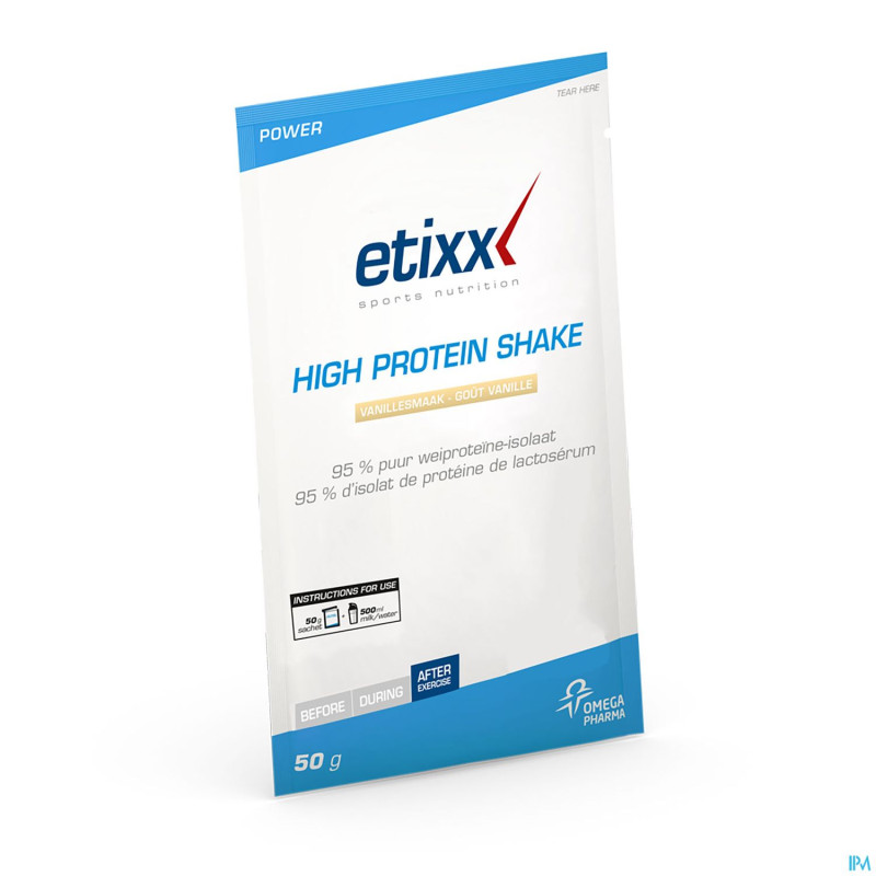 Etixx high protein shake vanilla  1x30g