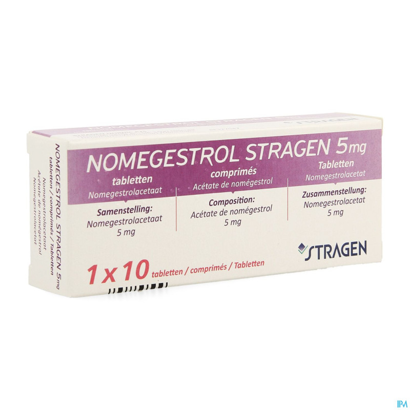 Nomegestrol stragen  5mg comp 10 x 5mg