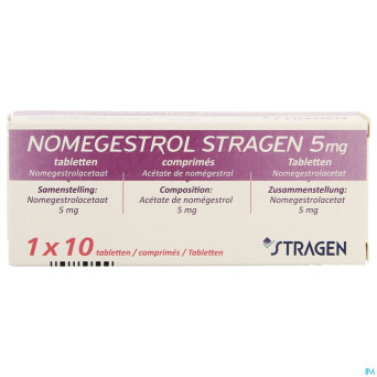 Nomegestrol stragen  5mg comp 10 x 5mg