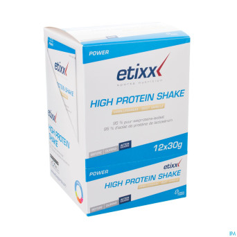 Etixx high protein shake vanilla  12x30g