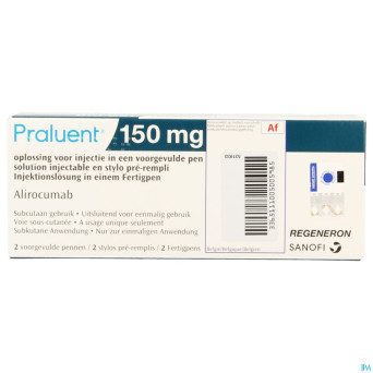 Praluent 150mg sol inj stylo prerempli  2 x 150mg