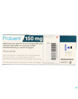 Praluent 150mg sol inj stylo prerempli  2 x 150mg