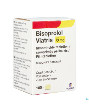 Bisoprolol viatris 5mg fl comp pell 100