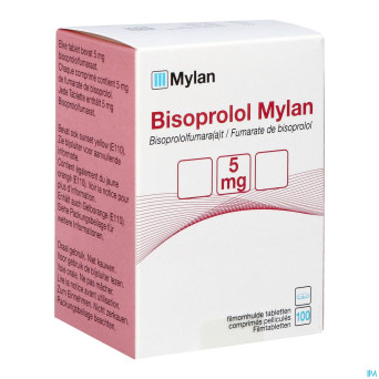 Bisoprolol viatris 5mg fl comp pell 100
