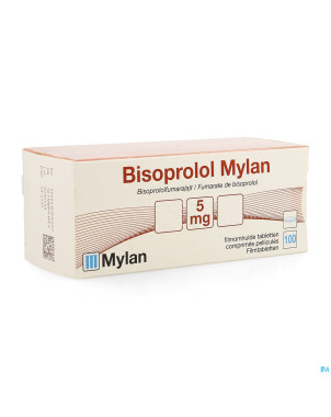 Bisoprolol viatris 5mg fl comp pell 100