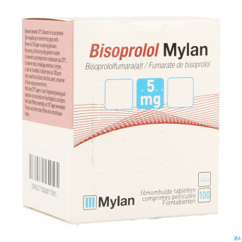 Bisoprolol viatris 5mg fl comp pell 100