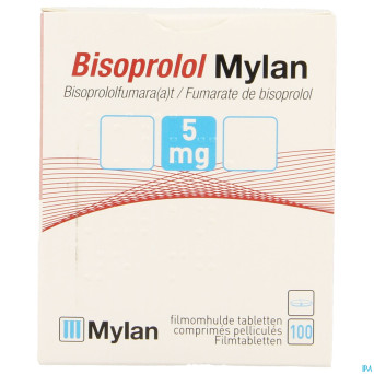 Bisoprolol viatris 5mg fl comp pell 100