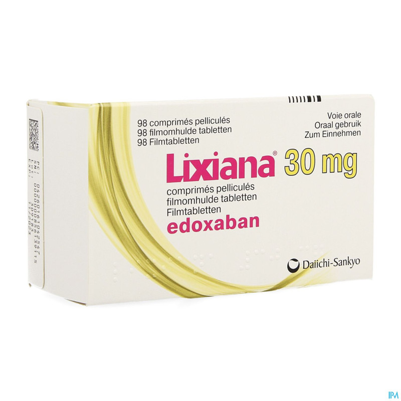 Lixiana 30mg    comp pell 98 x 30mg
