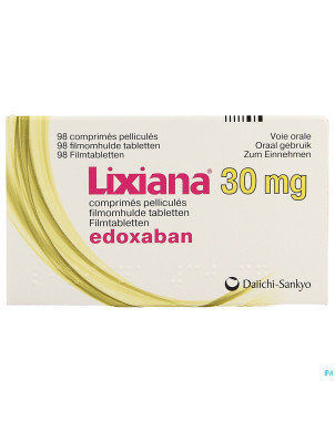 Lixiana 30mg    comp pell 98 x 30mg