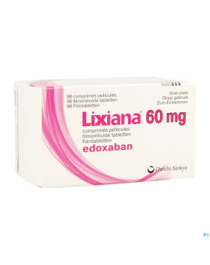Lixiana 60mg    comp pell 98 x 60mg