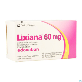 Lixiana 60mg    comp pell 98 x 60mg