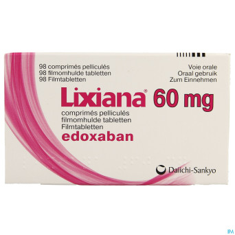 Lixiana 60mg    comp pell 98 x 60mg
