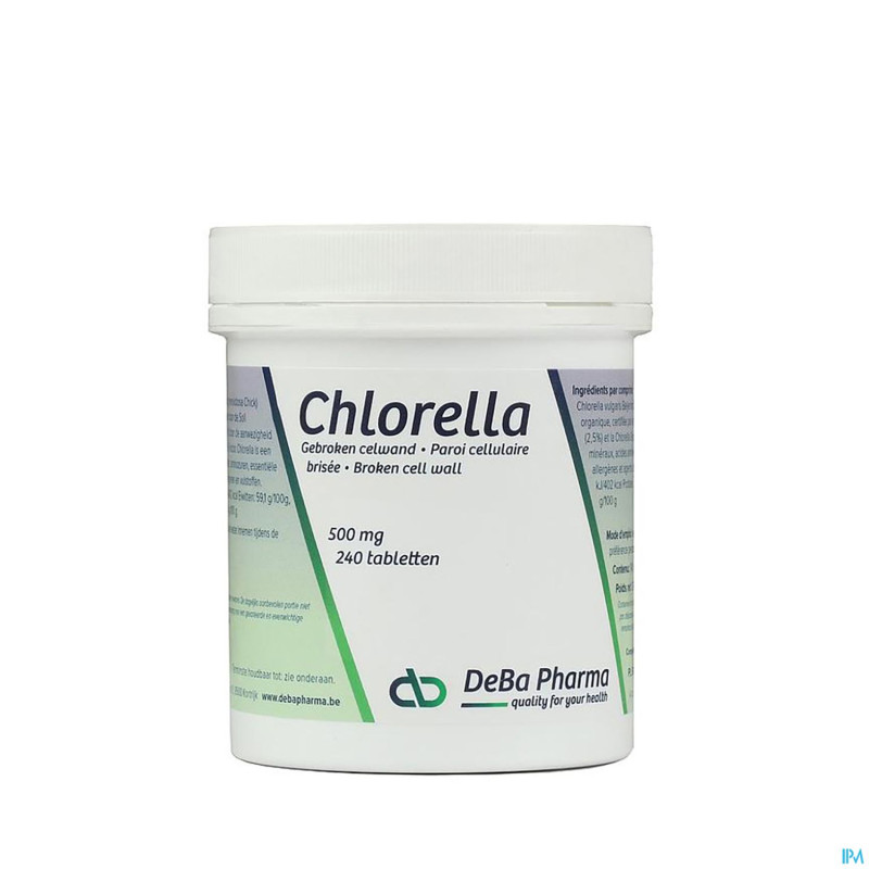 Chlorella    comp 240x500mg    deba