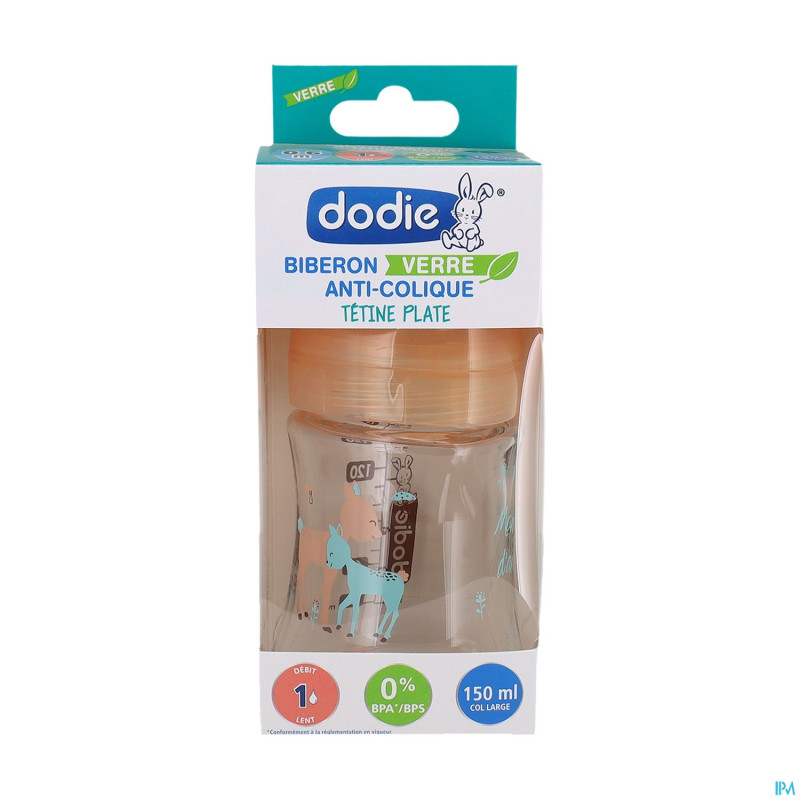 Dodie biberon sensation verre mix    150ml
