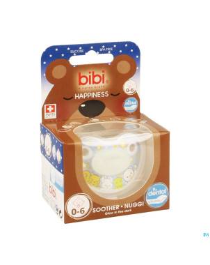 Bibi sucette dental glow in the dark    0- 6m