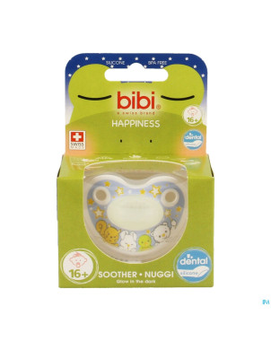 Bibi sucette dental glow in the dark    +16m