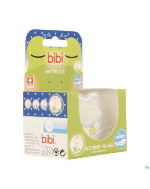 Bibi sucette dental glow in the dark    +16m
