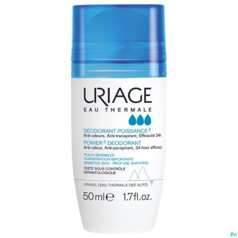 Uriage deodorant puissance 3    roll on 50ml