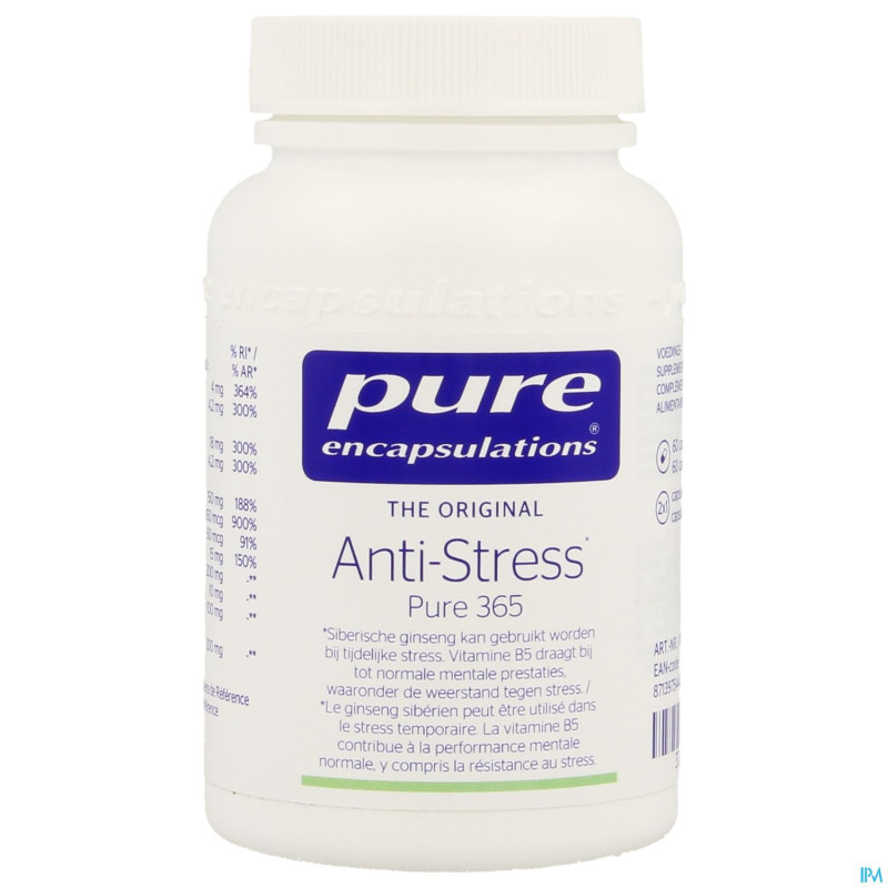 Pure encapsulations anti stress pure 365  caps  60