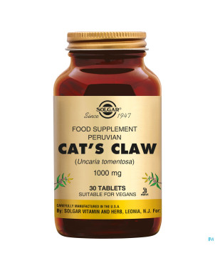 Solgar cats claw 1000mg    comp  30