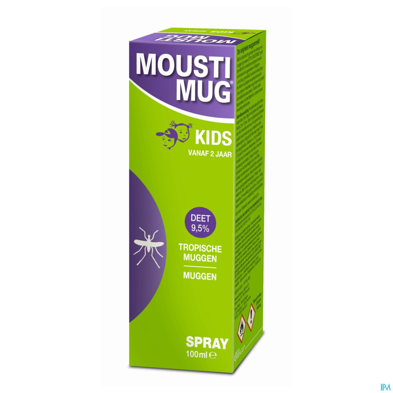 Moustimug 9,5% deet spray    100ml