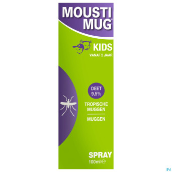 Moustimug 9,5% deet spray    100ml