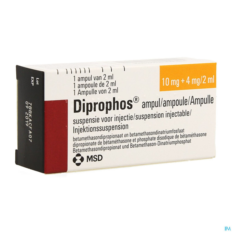 Diprophos 10mg/2ml 4mg/2ml susp inj amp 1 x 2ml