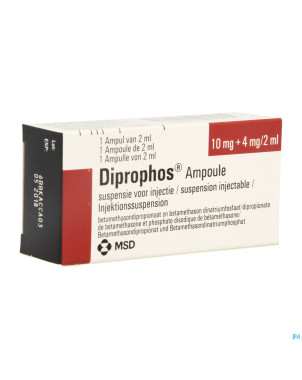 Diprophos 10mg/2ml 4mg/2ml susp inj amp 1 x 2ml