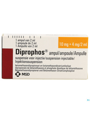 Diprophos 10mg/2ml 4mg/2ml susp inj amp 1 x 2ml