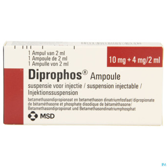 Diprophos 10mg/2ml 4mg/2ml susp inj amp 1 x 2ml